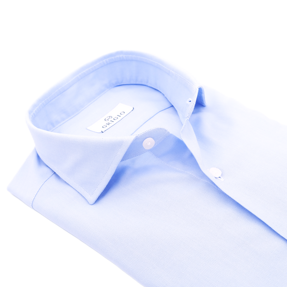 Blue classic shirt GRIGIO