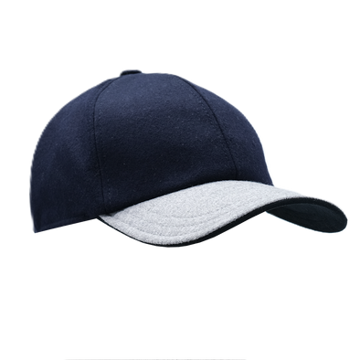 Navy blue and grey "virgin wool" cap FRADI
