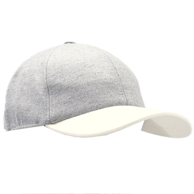 Grey and off white "virgin wool" cap FRADI