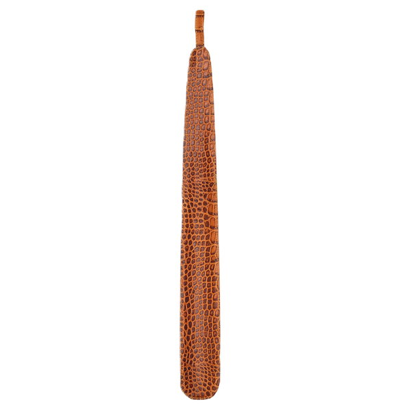 Large cognac "design collection" shoehorn UTILE 4