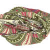 Embroidered "mumbai" scarf with green background colour / ROSI