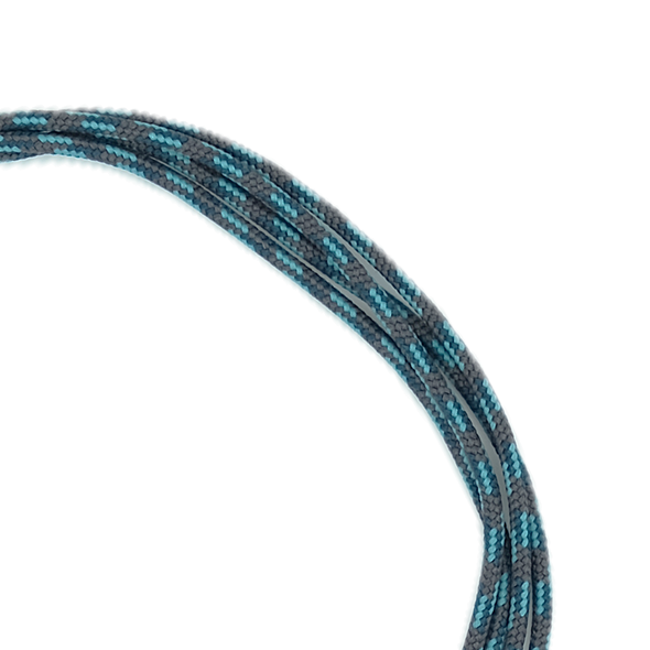 Cord bracelet SING A SONG you and me / turquoise and grey