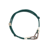 Cord bracelet SING A SONG you and me / fir green