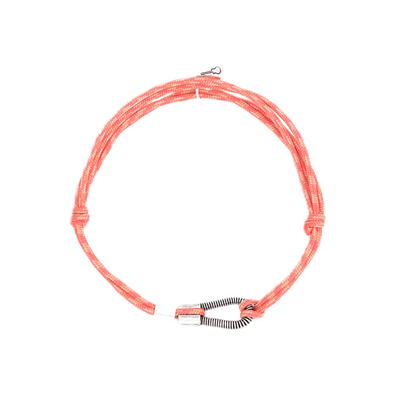 Cord bracelet SING A SONG just me / corail and beige