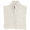 Light grey "honeycomb pattern" cardigan MORGANO