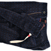 Dark blue and brown geometric patterns "Evoluto" chino SANTANIELLO DSE3880