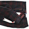 Red wine hunting checks "Evoluto" chino SANTANIELLO DSQE3877
