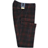 Red wine hunting checks "Evoluto" chino SANTANIELLO DSQE3877