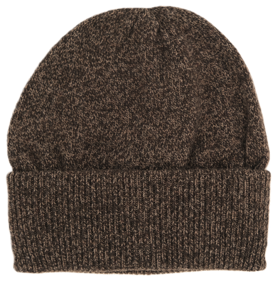 Dark brown beanie UMBERTO VALLATI