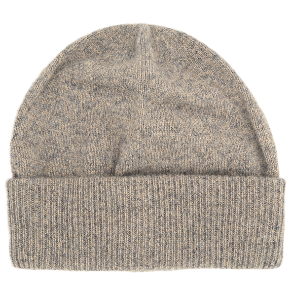 Sand and grey mix beanie UMBERTO VALLATI
