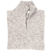 Black, grey and beige mix 1/2 zip sweater UMBERTO VALLATI