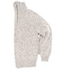 Black, grey and beige mix 1/2 zip sweater UMBERTO VALLATI