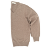 Brown V-neck sweater UMBERTO VALLATI
