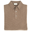 Brown "long sleeves" polo shirt MORGANO