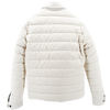 White "ribbed cotton" bomber FRADI