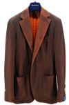 Brown and orange mix "limited edition" sport jacket SANTANIELLO