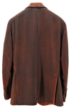 Brown and orange mix "limited edition" sport jacket SANTANIELLO