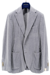 Grey "corduroy" sport jacket SANTANIELLO