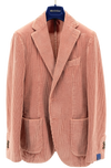 Powder pink "large corduroy" sport jacket SANTANIELLO