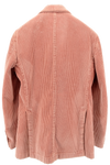 Powder pink "large corduroy" sport jacket SANTANIELLO