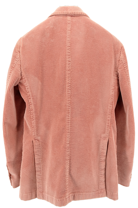 Powder pink "large corduroy" sport jacket SANTANIELLO