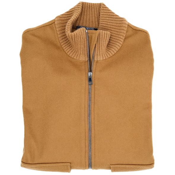Camel cardigan UMBERTO VALLATI