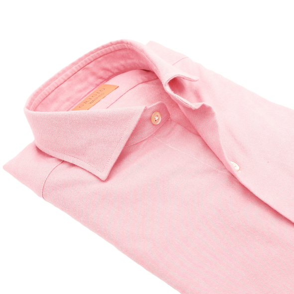 Pink "washed" casual shirt GRIGIO