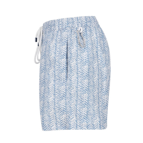 Light blue "Palm pattern" swimwear FEDELI
