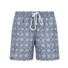 Royal blue "Flower pattern" swimwear FEDELI