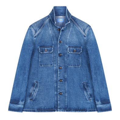 Blue denim sport Jacket ALESSANDRO GHERARDI