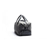Voyager bag LUNDI Remington grey canvas and black leather