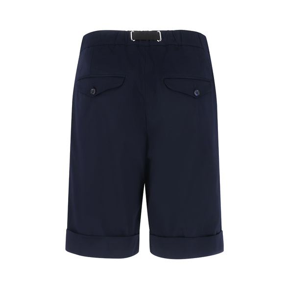Navy Blue Bermuda WHITE SAND