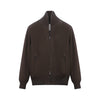 Dark Brown Suede Bomber SANNINO