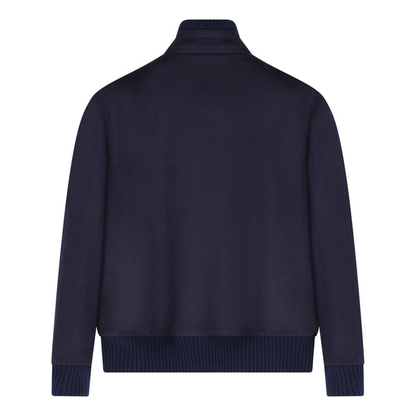 Drak blue cashmere Bomber KIRED