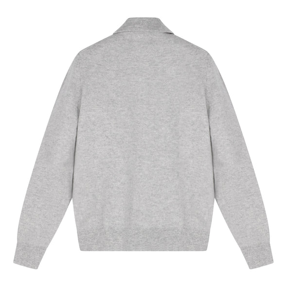 Light grey buttoned cardigan MAURO OTTAVIANI