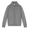 Grey zipped cardigan MAURO OTTAVIANI