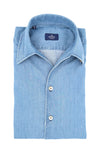 Denim blue casual shirt ALESSANDRO GHERARDI