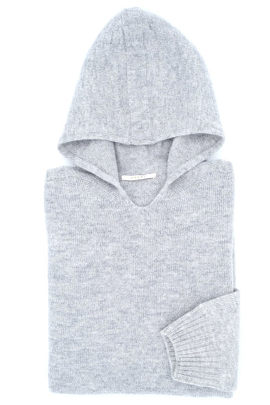 Lignt grey hooded sweater FRADI
