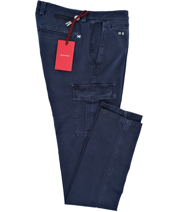 Dark blue cargo chino TRAMAROSSA G126/558