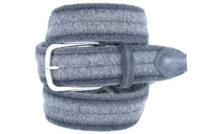 Elastic grey VENETA CINTURE belt