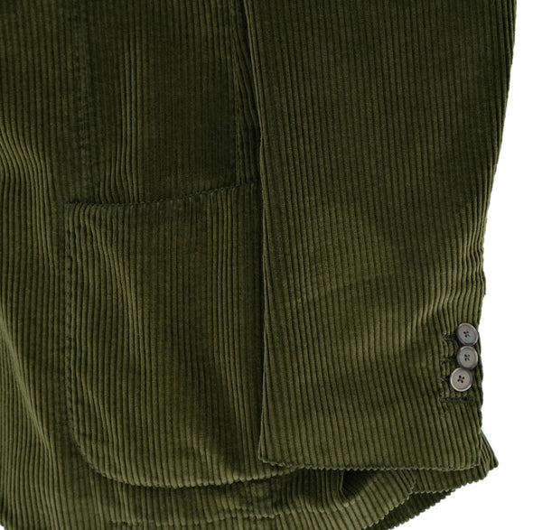 Green "corduroy" sport Jacket SANTANIELLO