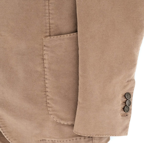 Beige "moleskin" sport Jacket SANTANIELLO