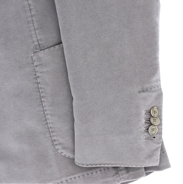 Mid grey "moleskin" sport jacket SANTANIELLO