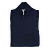 Navy blue half zip sweater AB KOST
