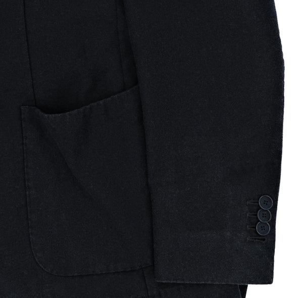 Dark blue wool casual suit SANTANIELLO