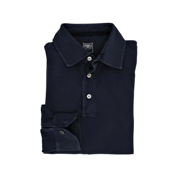 Navy blue polo FEDELI