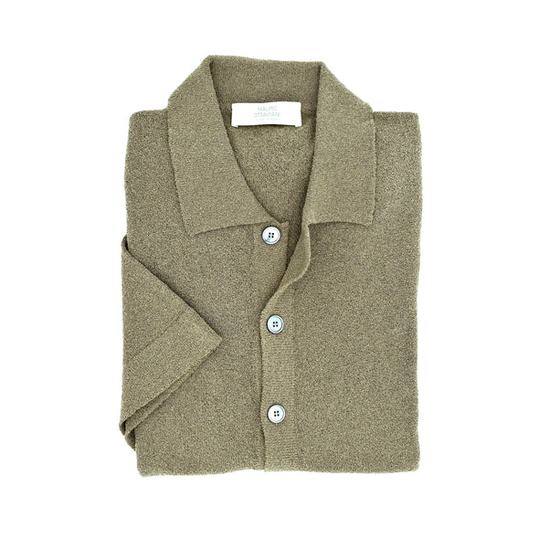 Khaki polo shirt MAURO OTTAVIANI