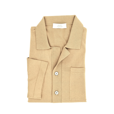 Beige polo shirt MAURO OTTAVIANI