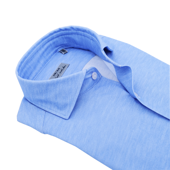 Light blue "Fluid Evolution" casual shirt ORIAN