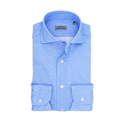 Light blue "Fluid Evolution" casual shirt ORIAN